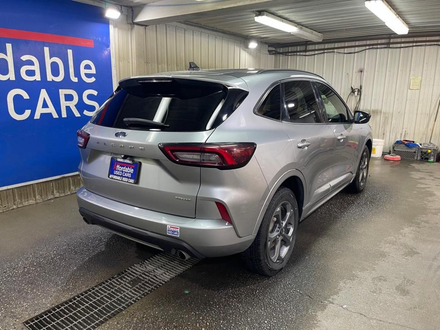 2023 SILVER FORD ESCAPE ST LINE (1FMCU9MN4PU) with an 1.5L engine, Automatic transmission, located at 2525 S. Cushman, Fairbanks, AK, 99701, (907) 452-5707, 64.824036, -147.712311 - Photo#2