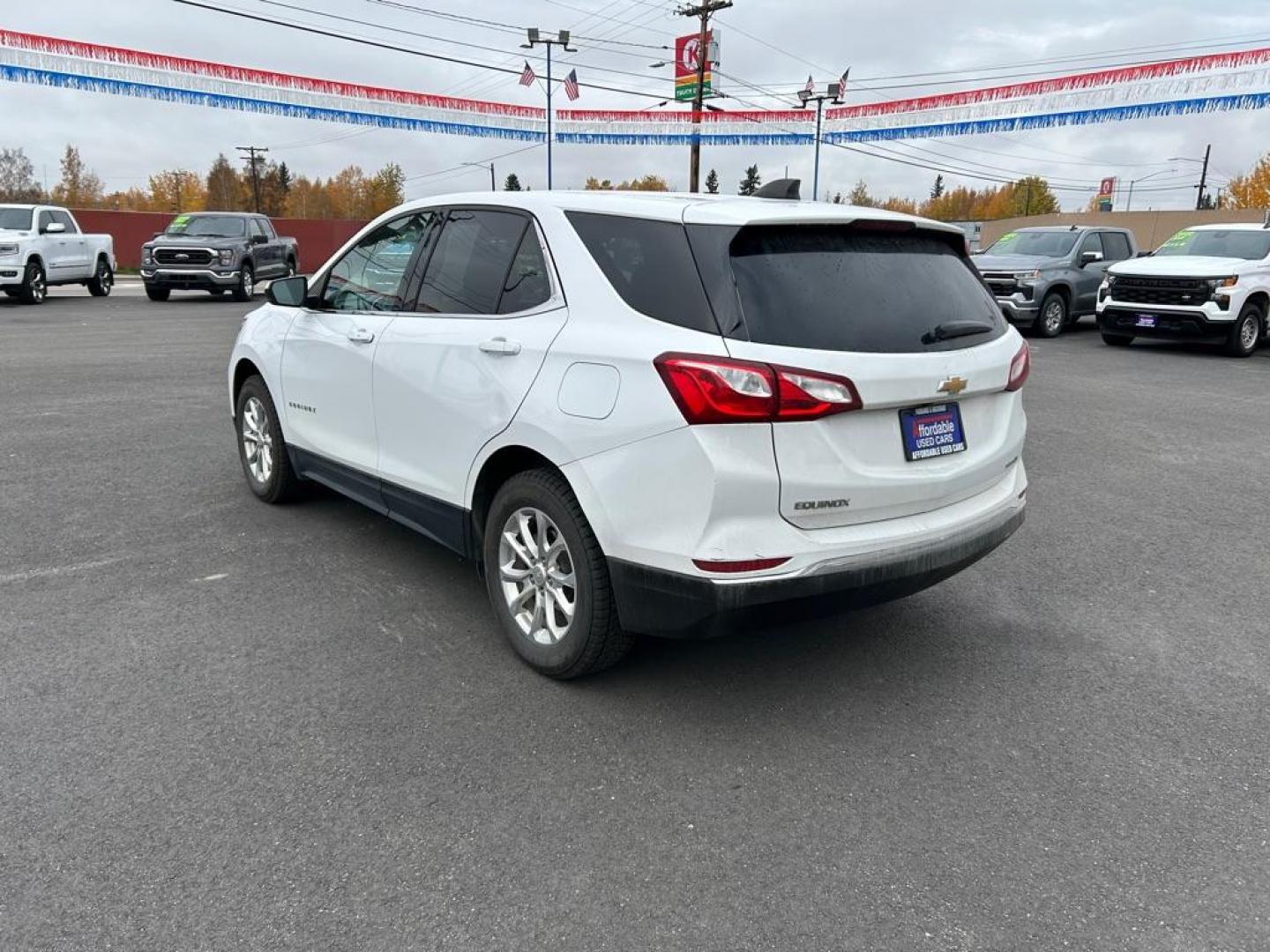 2020 WHITE CHEVROLET EQUINOX LT (2GNAXUEV8L6) with an 1.5L engine, Automatic transmission, located at 2525 S. Cushman, Fairbanks, AK, 99701, (907) 452-5707, 64.824036, -147.712311 - Photo#3