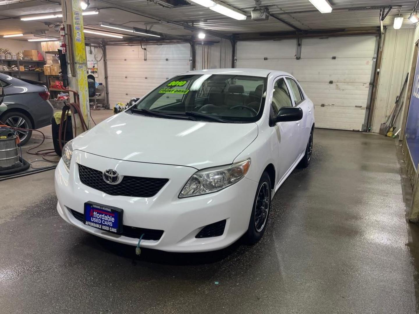 2010 WHITE TOYOTA COROLLA BASE (1NXBU4EE3AZ) with an 1.8L engine, Automatic transmission, located at 2525 S. Cushman, Fairbanks, AK, 99701, (907) 452-5707, 64.824036, -147.712311 - Photo#1