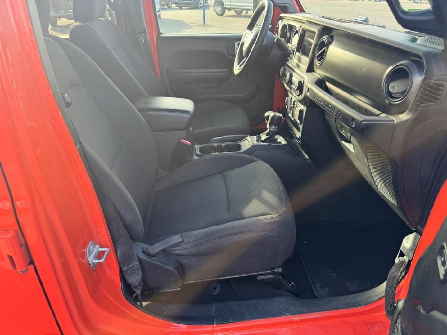 2023 ORANGE JEEP WRANGLER SPORT (1C4HJXDG1PW) with an 3.6L engine, Automatic transmission, located at 2525 S. Cushman, Fairbanks, AK, 99701, (907) 452-5707, 64.824036, -147.712311 - Photo#4