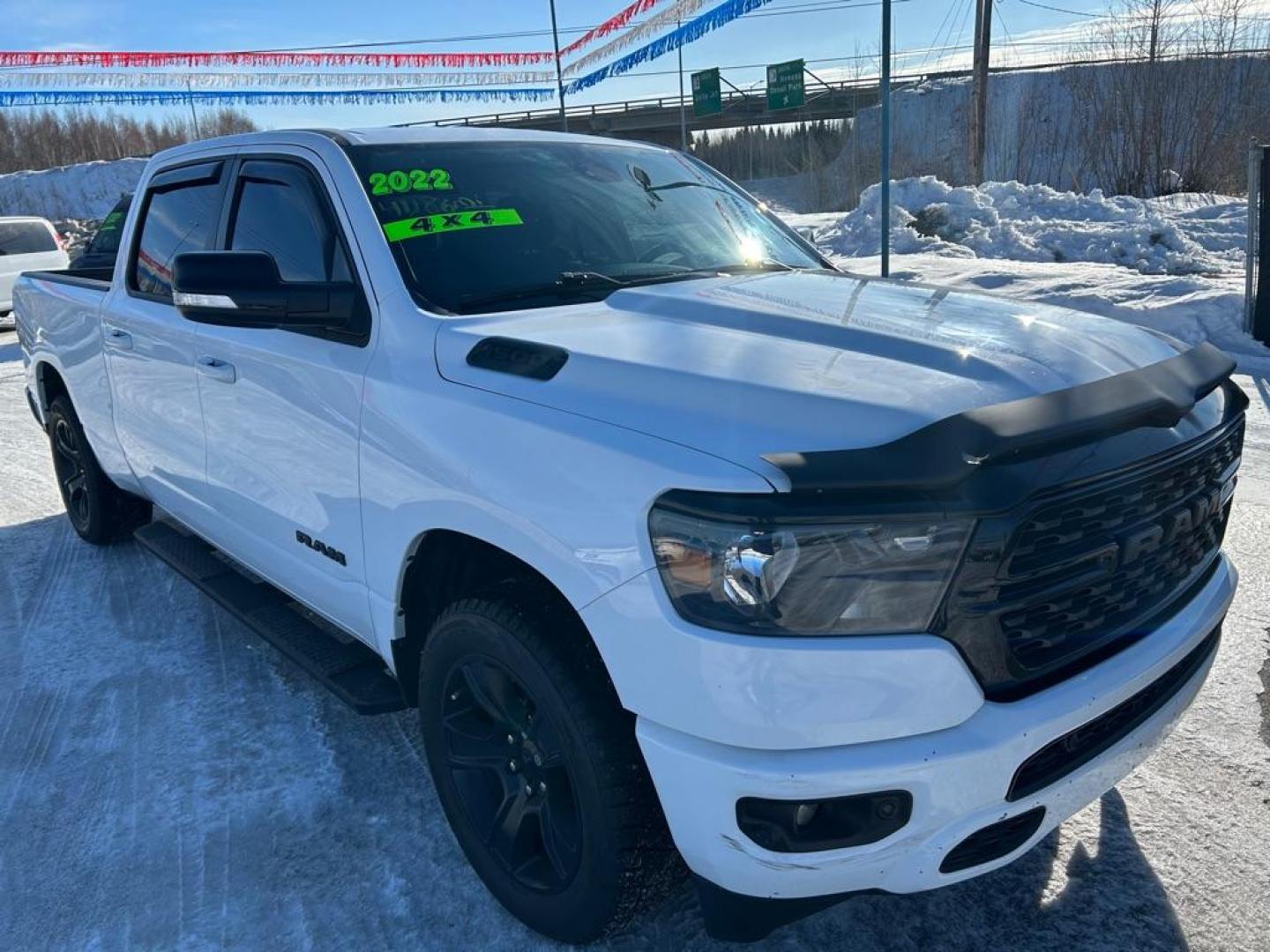 2022 WHITE RAM 1500 BIG HORN/LONE STAR (1C6SRFMT5NN) with an 5.7L engine, Automatic transmission, located at 2525 S. Cushman, Fairbanks, AK, 99701, (907) 452-5707, 64.824036, -147.712311 - Photo#1