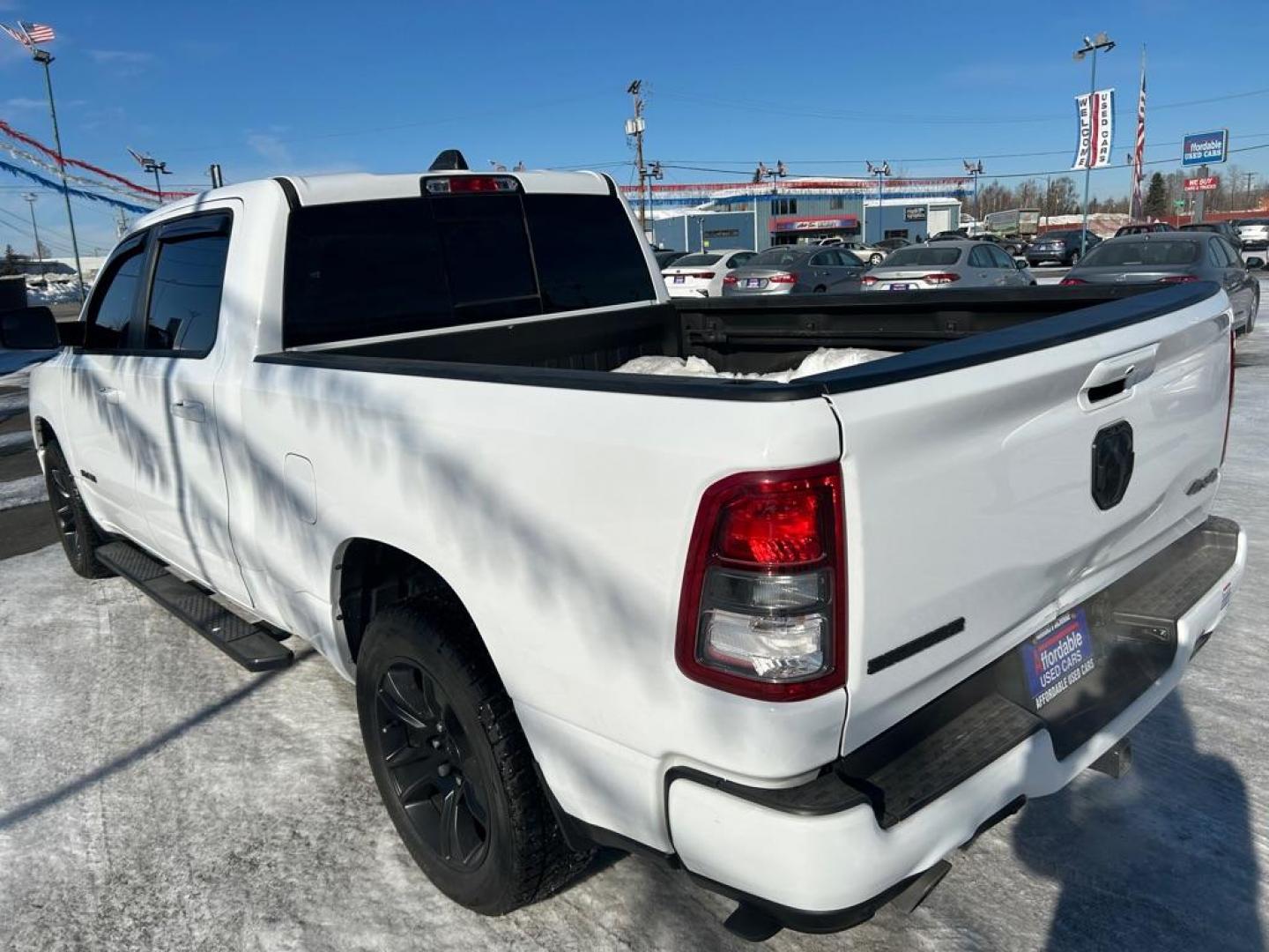 2022 WHITE RAM 1500 BIG HORN/LONE STAR (1C6SRFMT5NN) with an 5.7L engine, Automatic transmission, located at 2525 S. Cushman, Fairbanks, AK, 99701, (907) 452-5707, 64.824036, -147.712311 - Photo#3
