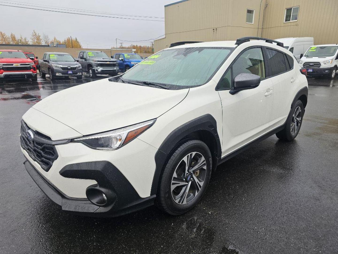 2024 WHITE SUBARU CROSSTREK PREMIUM (JF2GUADC6R8) with an 2.0L engine, Continuously Variable transmission, located at 2525 S. Cushman, Fairbanks, AK, 99701, (907) 452-5707, 64.824036, -147.712311 - Photo#0