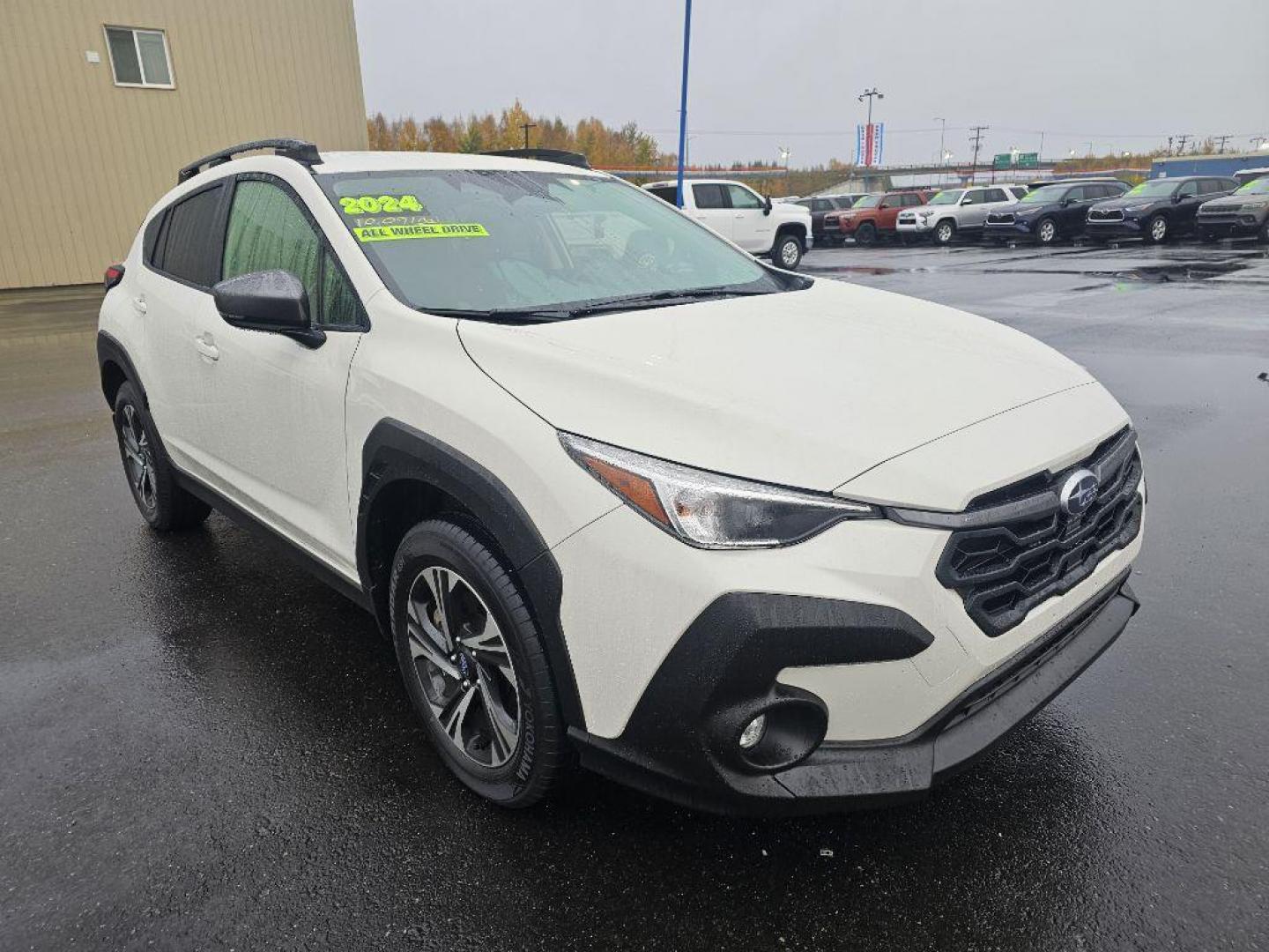 2024 WHITE SUBARU CROSSTREK PREMIUM (JF2GUADC6R8) with an 2.0L engine, Continuously Variable transmission, located at 2525 S. Cushman, Fairbanks, AK, 99701, (907) 452-5707, 64.824036, -147.712311 - Photo#3