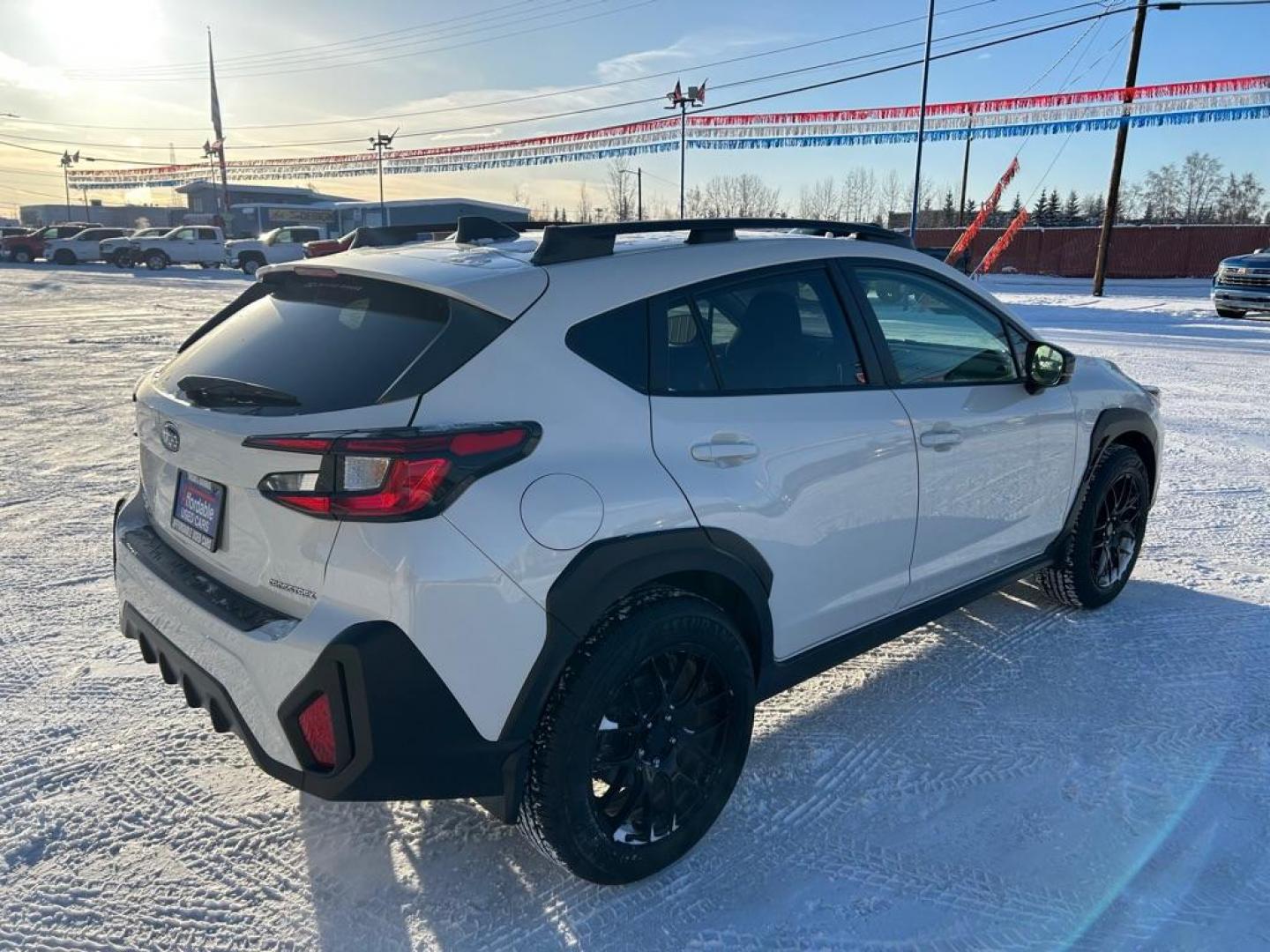2024 WHITE SUBARU CROSSTREK PREMIUM (JF2GUADC6R8) with an 2.0L engine, Continuously Variable transmission, located at 2525 S. Cushman, Fairbanks, AK, 99701, (907) 452-5707, 64.824036, -147.712311 - Photo#2