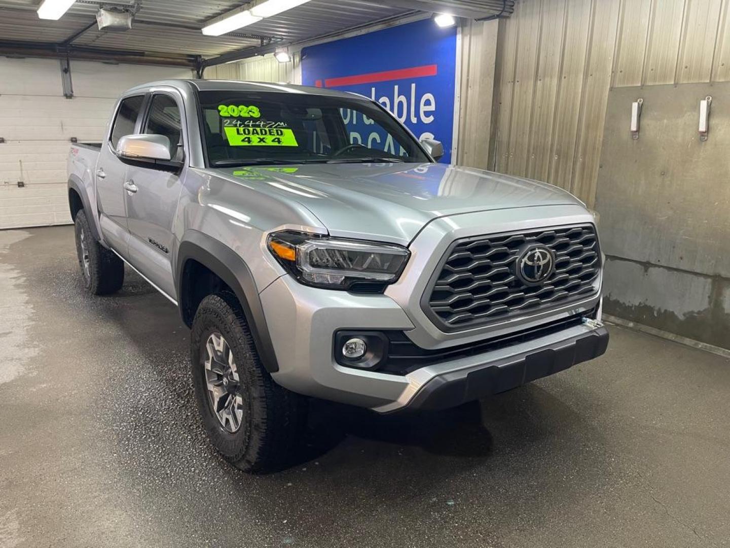 2023 SILVER TOYOTA TACOMA DOUBLE CAB (3TMCZ5AN1PM) with an 3.5L engine, Automatic transmission, located at 2525 S. Cushman, Fairbanks, AK, 99701, (907) 452-5707, 64.824036, -147.712311 - Photo#0