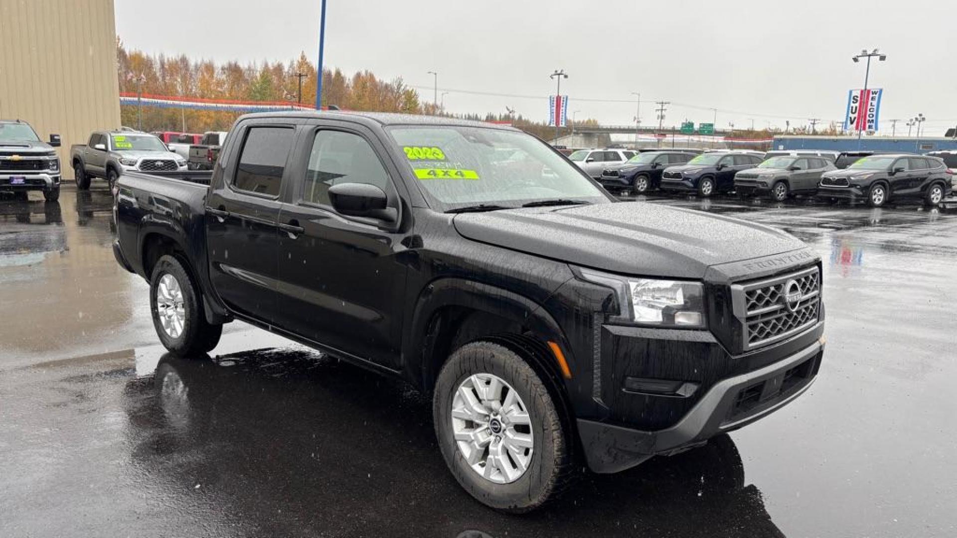 2023 BLACK NISSAN FRONTIER S (1N6ED1EK9PN) with an 3.8L engine, Automatic transmission, located at 2525 S. Cushman, Fairbanks, AK, 99701, (907) 452-5707, 64.824036, -147.712311 - Photo#1