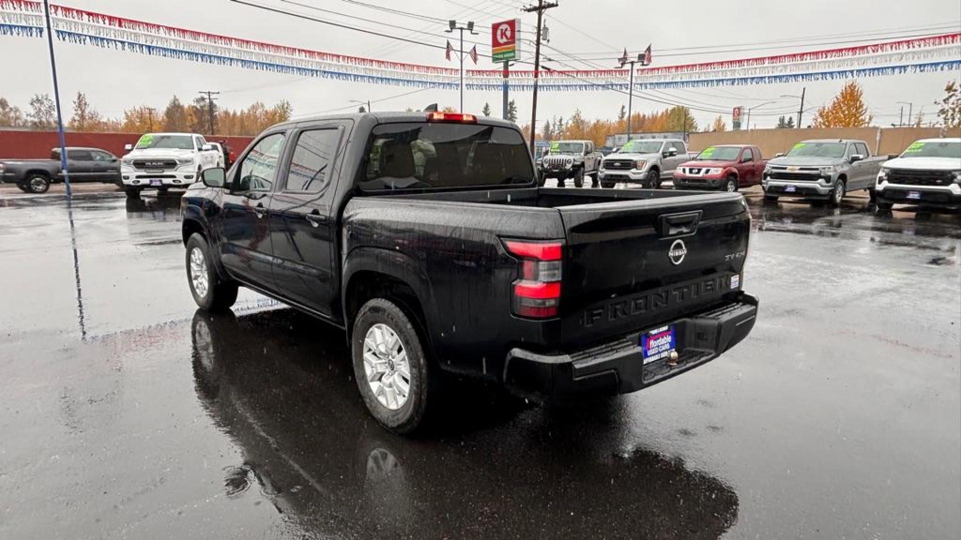 2023 BLACK NISSAN FRONTIER S (1N6ED1EK9PN) with an 3.8L engine, Automatic transmission, located at 2525 S. Cushman, Fairbanks, AK, 99701, (907) 452-5707, 64.824036, -147.712311 - Photo#4