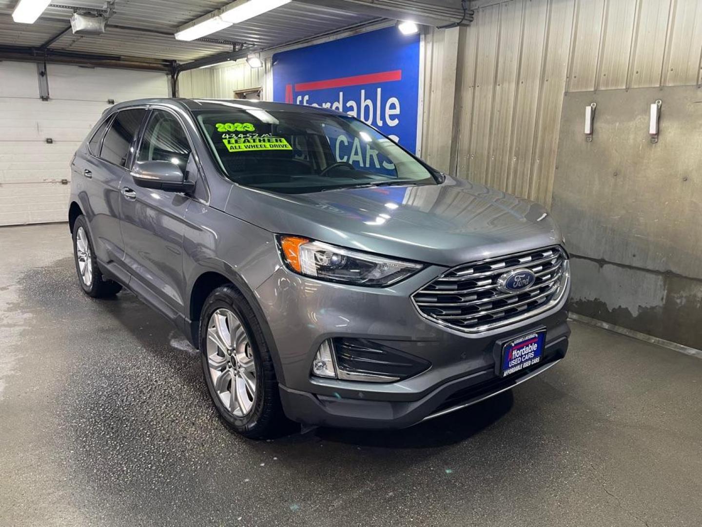 2023 GRAY FORD EDGE TITANIUM (2FMPK4K9XPB) with an 2.0L engine, Automatic transmission, located at 2525 S. Cushman, Fairbanks, AK, 99701, (907) 452-5707, 64.824036, -147.712311 - Photo#0