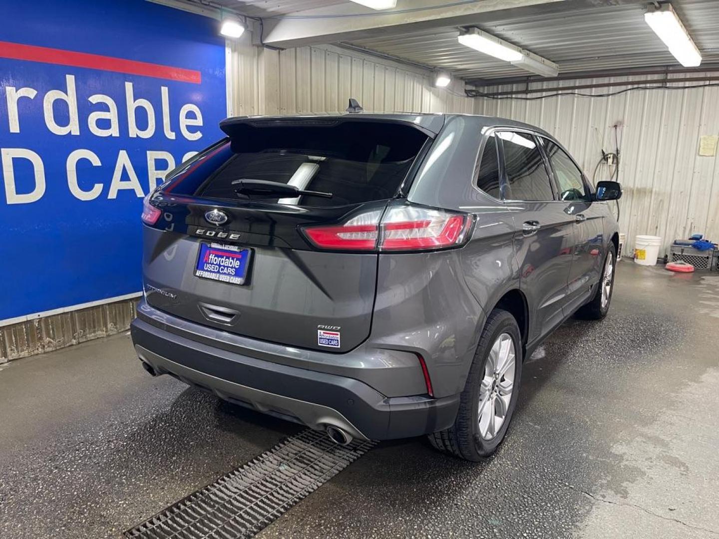 2023 GRAY FORD EDGE TITANIUM (2FMPK4K9XPB) with an 2.0L engine, Automatic transmission, located at 2525 S. Cushman, Fairbanks, AK, 99701, (907) 452-5707, 64.824036, -147.712311 - Photo#2