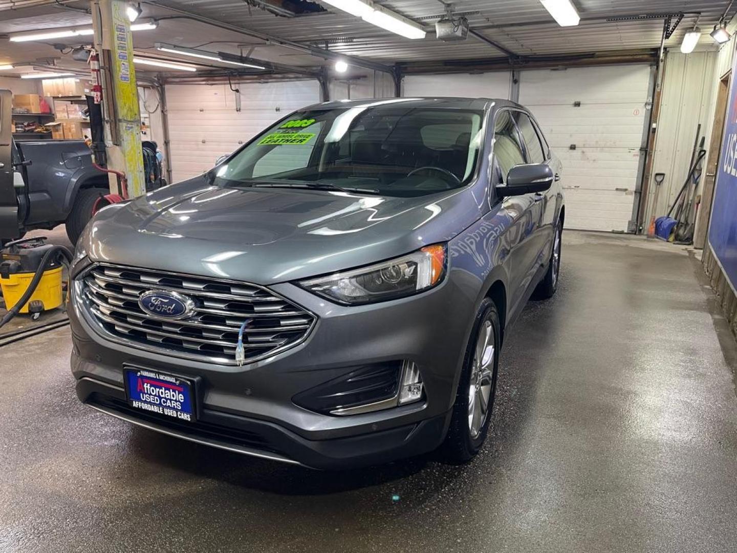 2023 GREY FORD EDGE TITANIUM (2FMPK4K9XPB) with an 2.0L engine, Automatic transmission, located at 2525 S. Cushman, Fairbanks, AK, 99701, (907) 452-5707, 64.824036, -147.712311- Photo#1