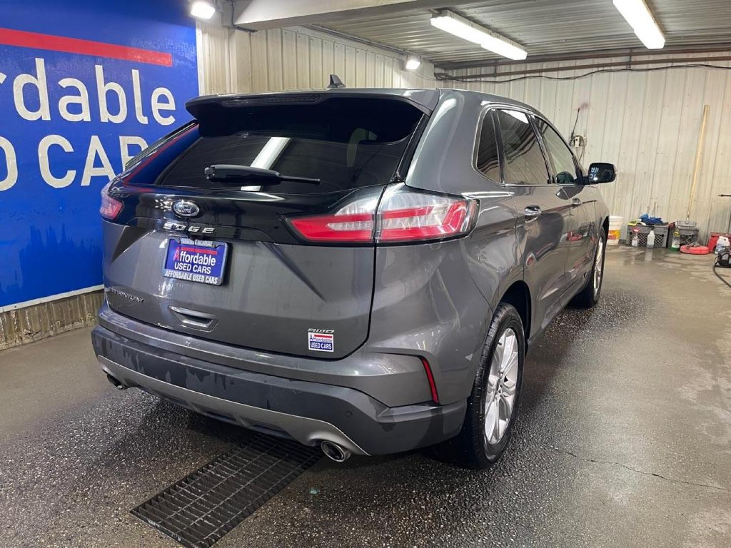 2023 GREY FORD EDGE TITANIUM (2FMPK4K9XPB) with an 2.0L engine, Automatic transmission, located at 2525 S. Cushman, Fairbanks, AK, 99701, (907) 452-5707, 64.824036, -147.712311- Photo#2