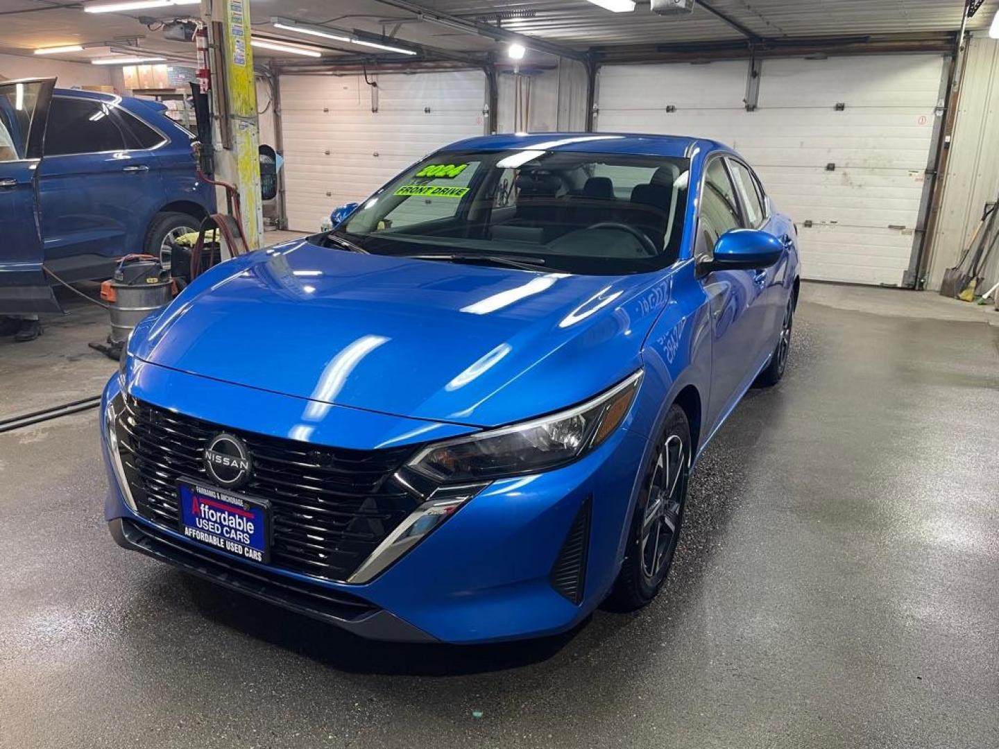 2024 BLUE NISSAN SENTRA SV (3N1AB8CVXRY) with an 2.0L engine, Continuously Variable transmission, located at 2525 S. Cushman, Fairbanks, AK, 99701, (907) 452-5707, 64.824036, -147.712311 - Photo#1