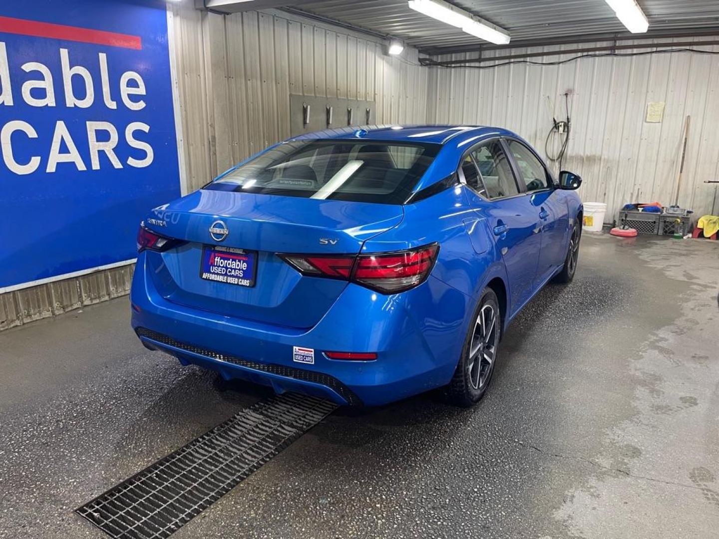 2024 BLUE NISSAN SENTRA SV (3N1AB8CVXRY) with an 2.0L engine, Continuously Variable transmission, located at 2525 S. Cushman, Fairbanks, AK, 99701, (907) 452-5707, 64.824036, -147.712311 - Photo#2