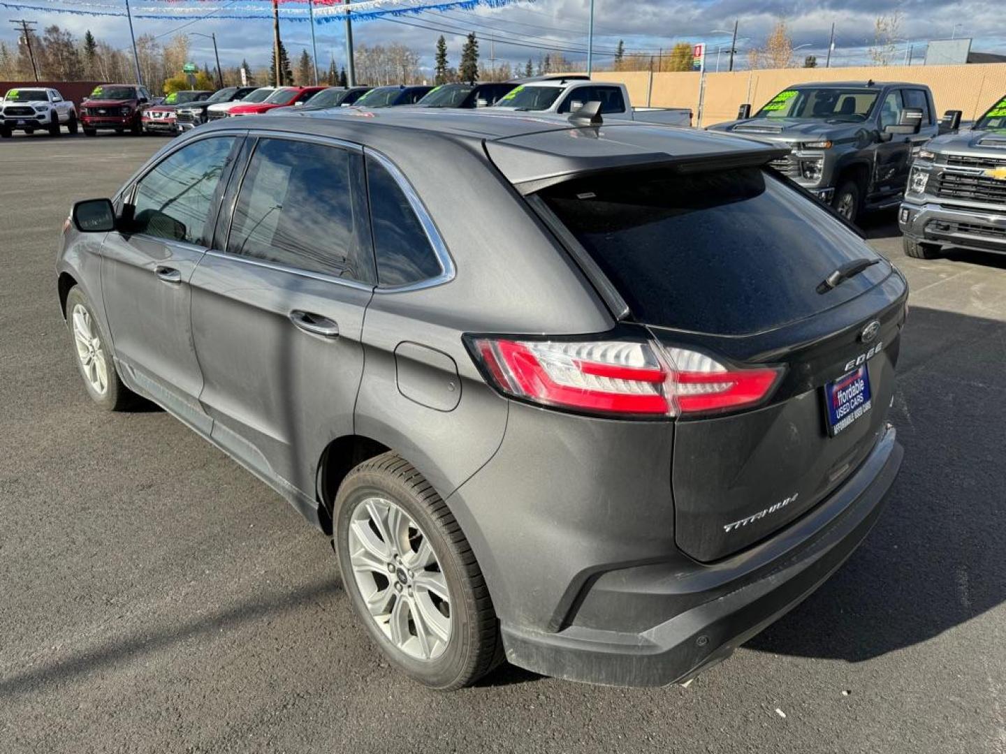 2023 GRAY FORD EDGE TITANIUM (2FMPK4K99PB) with an 2.0L engine, Automatic transmission, located at 2525 S. Cushman, Fairbanks, AK, 99701, (907) 452-5707, 64.824036, -147.712311 - Photo#3