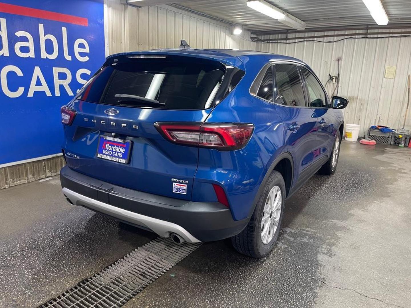 2023 BLUE FORD ESCAPE ACTIVE (1FMCU9GN9PU) with an 1.5L engine, Automatic transmission, located at 2525 S. Cushman, Fairbanks, AK, 99701, (907) 452-5707, 64.824036, -147.712311 - Photo#2
