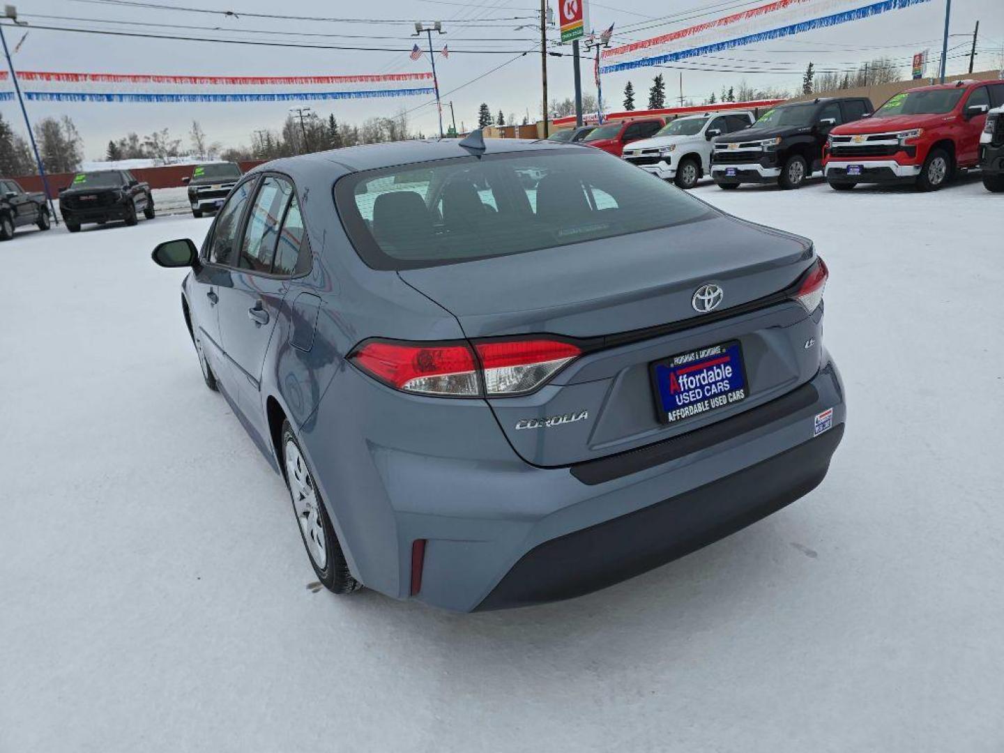 2024 BLUE TOYOTA COROLLA LE LE (5YFB4MDEXRP) with an 2.0L engine, Continuously Variable transmission, located at 2525 S. Cushman, Fairbanks, AK, 99701, (907) 452-5707, 64.824036, -147.712311 - Photo#0