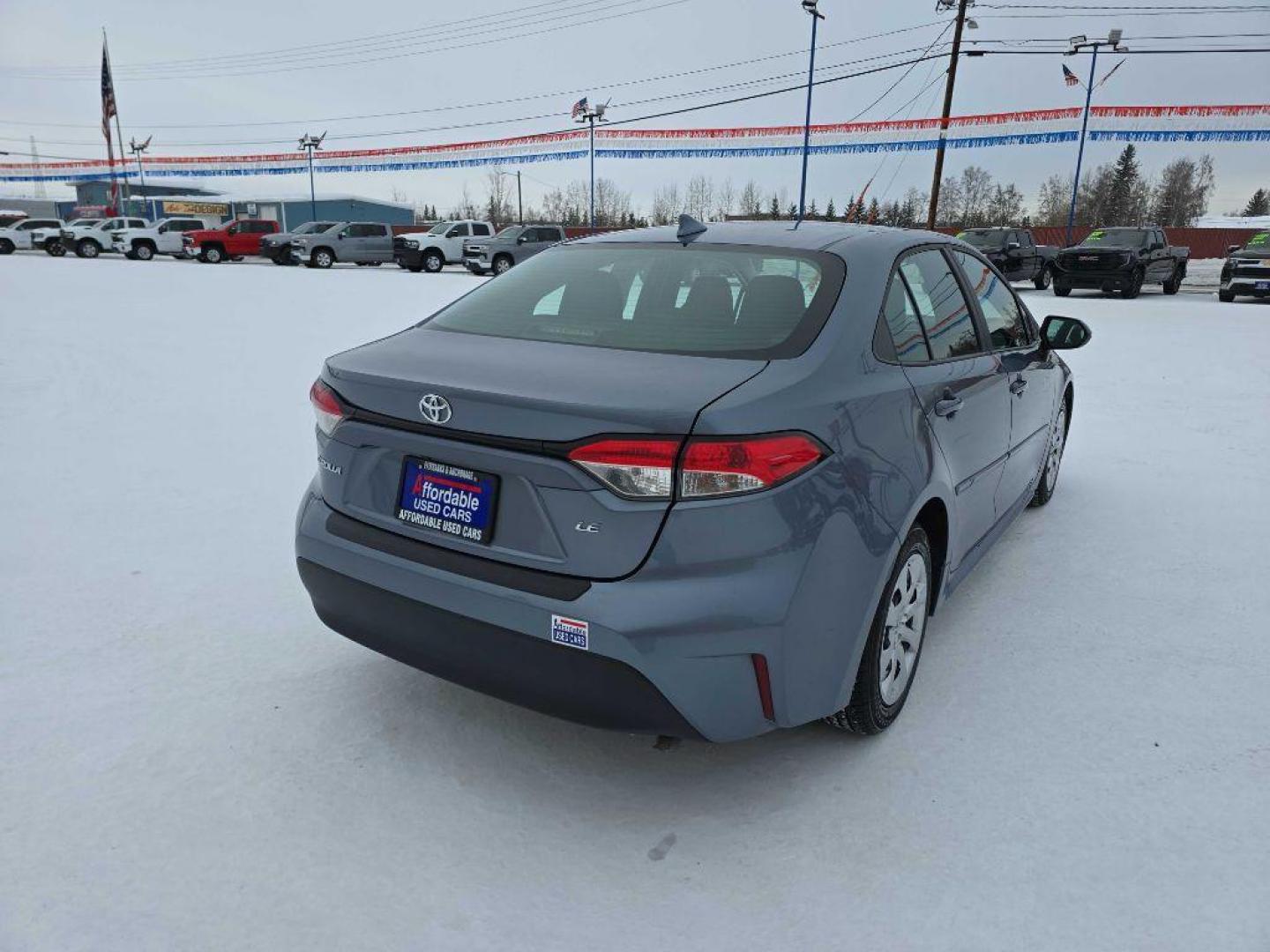 2024 BLUE TOYOTA COROLLA LE LE (5YFB4MDEXRP) with an 2.0L engine, Continuously Variable transmission, located at 2525 S. Cushman, Fairbanks, AK, 99701, (907) 452-5707, 64.824036, -147.712311 - Photo#3