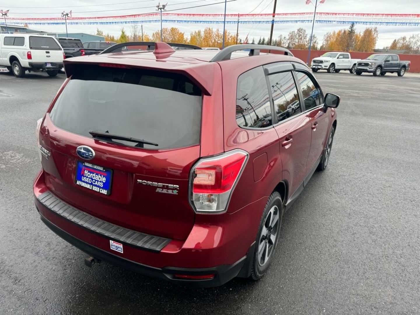 2017 MAROON SUBARU FORESTER 2.5I PREMIUM (JF2SJAGC7HH) with an 2.5L engine, Continuously Variable transmission, located at 2525 S. Cushman, Fairbanks, AK, 99701, (907) 452-5707, 64.824036, -147.712311 - Photo#2