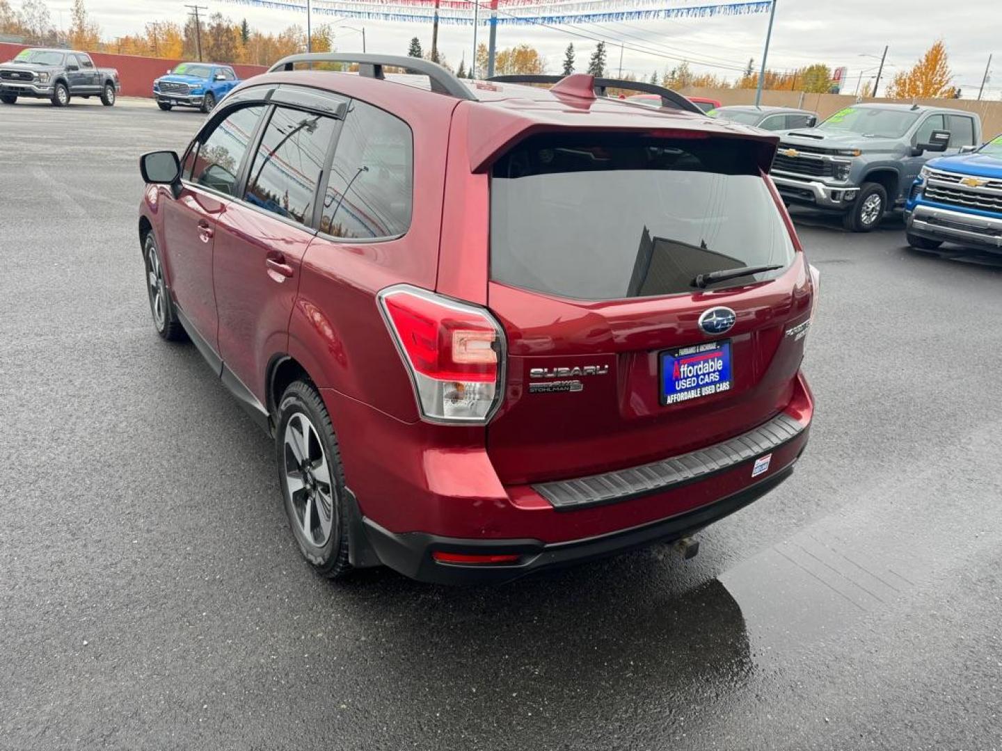 2017 MAROON SUBARU FORESTER 2.5I PREMIUM (JF2SJAGC7HH) with an 2.5L engine, Continuously Variable transmission, located at 2525 S. Cushman, Fairbanks, AK, 99701, (907) 452-5707, 64.824036, -147.712311 - Photo#3