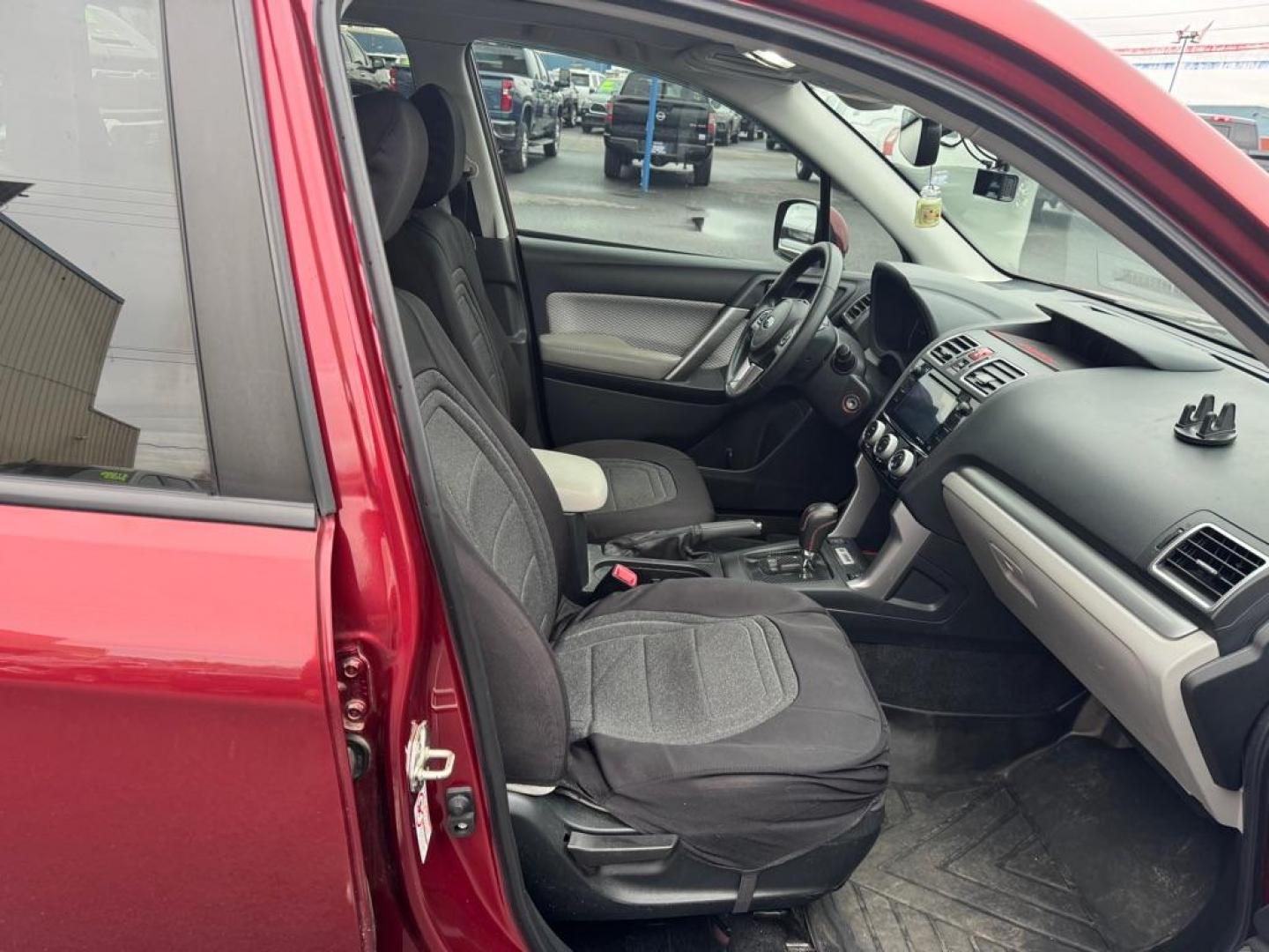 2017 MAROON SUBARU FORESTER 2.5I PREMIUM (JF2SJAGC7HH) with an 2.5L engine, Continuously Variable transmission, located at 2525 S. Cushman, Fairbanks, AK, 99701, (907) 452-5707, 64.824036, -147.712311 - Photo#4