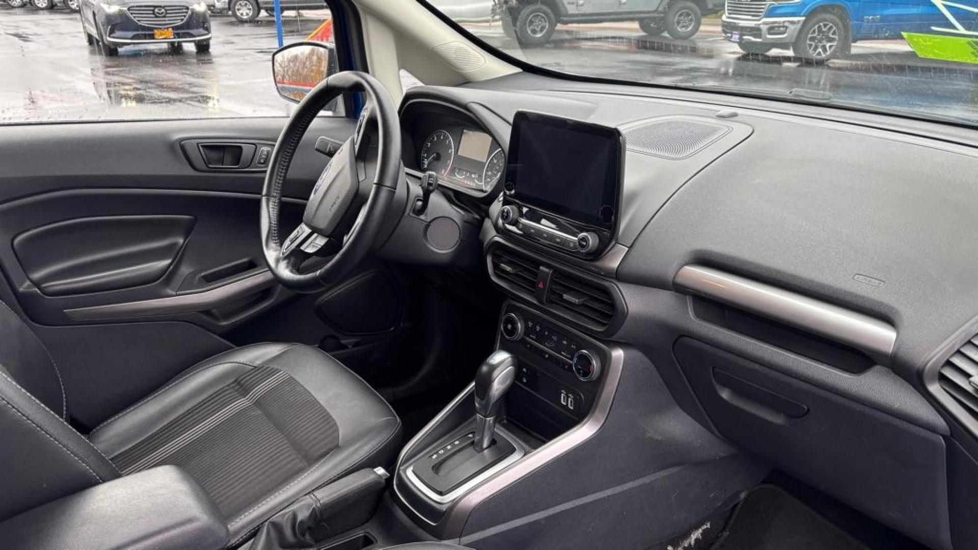2021 BLUE FORD ECOSPORT SES (MAJ6S3JLXMC) with an 2.0L engine, Automatic transmission, located at 2525 S. Cushman, Fairbanks, AK, 99701, (907) 452-5707, 64.824036, -147.712311 - Photo#2