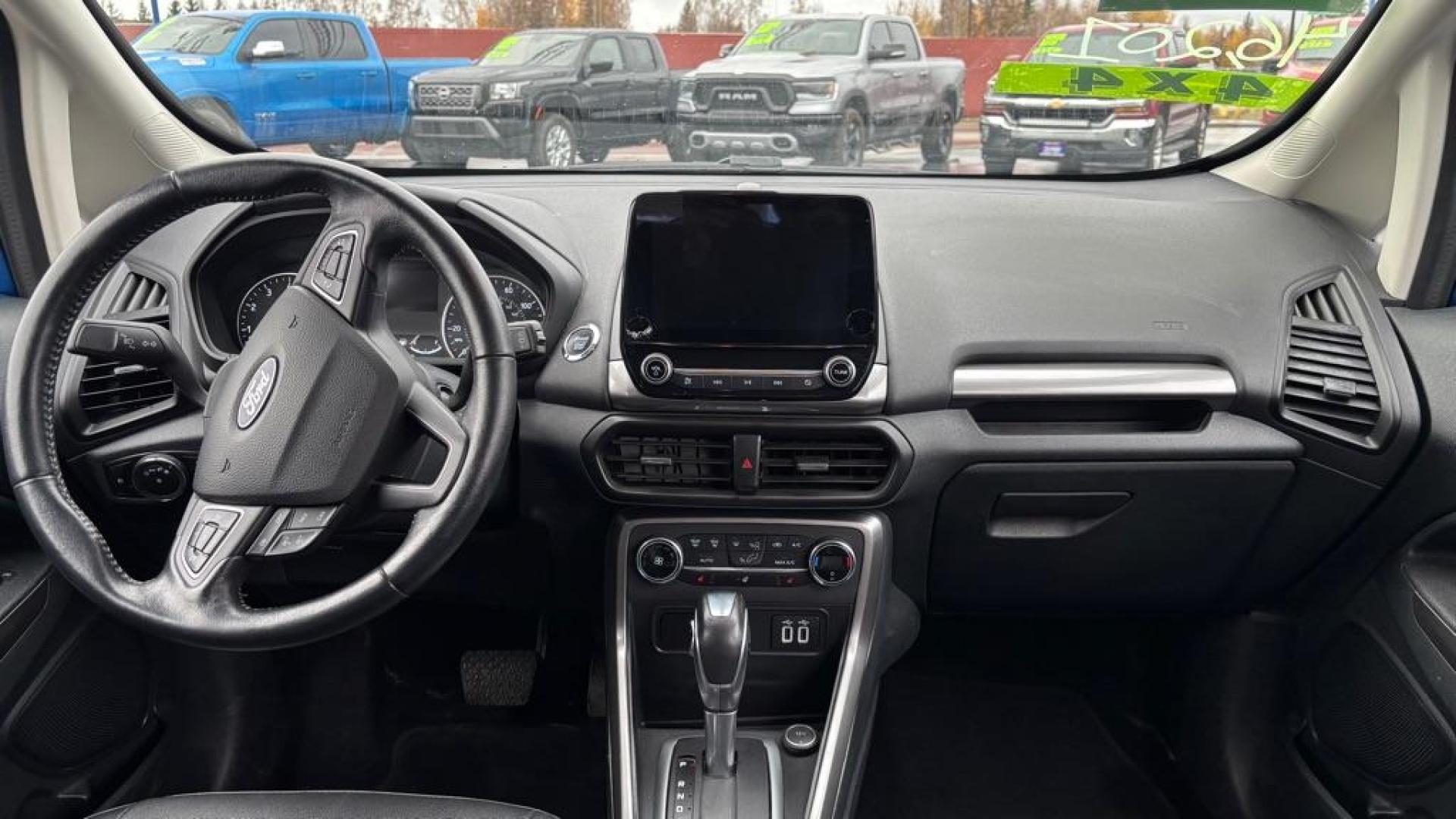 2021 BLUE FORD ECOSPORT SES (MAJ6S3JLXMC) with an 2.0L engine, Automatic transmission, located at 2525 S. Cushman, Fairbanks, AK, 99701, (907) 452-5707, 64.824036, -147.712311 - Photo#4