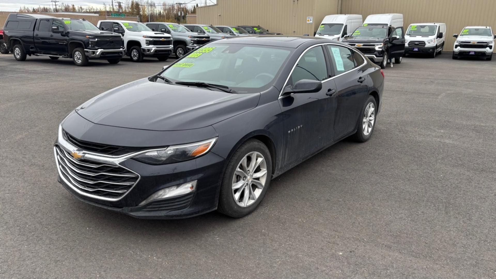 2023 BLACK CHEVROLET MALIBU LT LT (1G1ZD5ST1PF) with an 1.5L engine, Continuously Variable transmission, located at 2525 S. Cushman, Fairbanks, AK, 99701, (907) 452-5707, 64.824036, -147.712311- Photo#0