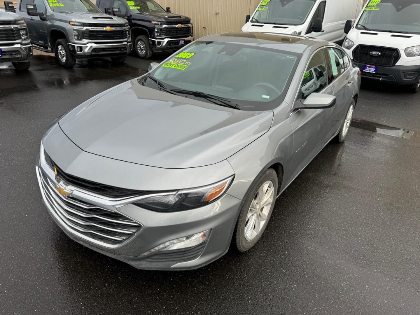 2023 GRAY CHEVROLET MALIBU LT LT (1G1ZD5ST7PF) with an 1.5L engine, Continuously Variable transmission, located at 2525 S. Cushman, Fairbanks, AK, 99701, (907) 452-5707, 64.824036, -147.712311- Photo#1