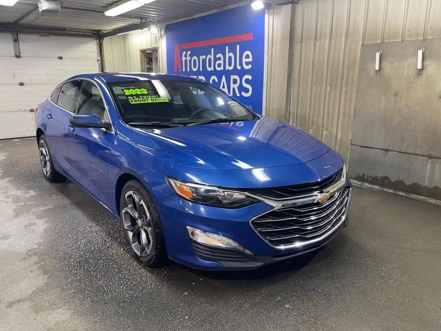 2023 BLUE CHEVROLET MALIBU LT (1G1ZD5ST2PF) with an 1.5L engine, Continuously Variable transmission, located at 2525 S. Cushman, Fairbanks, AK, 99701, (907) 452-5707, 64.824036, -147.712311 - Photo#0