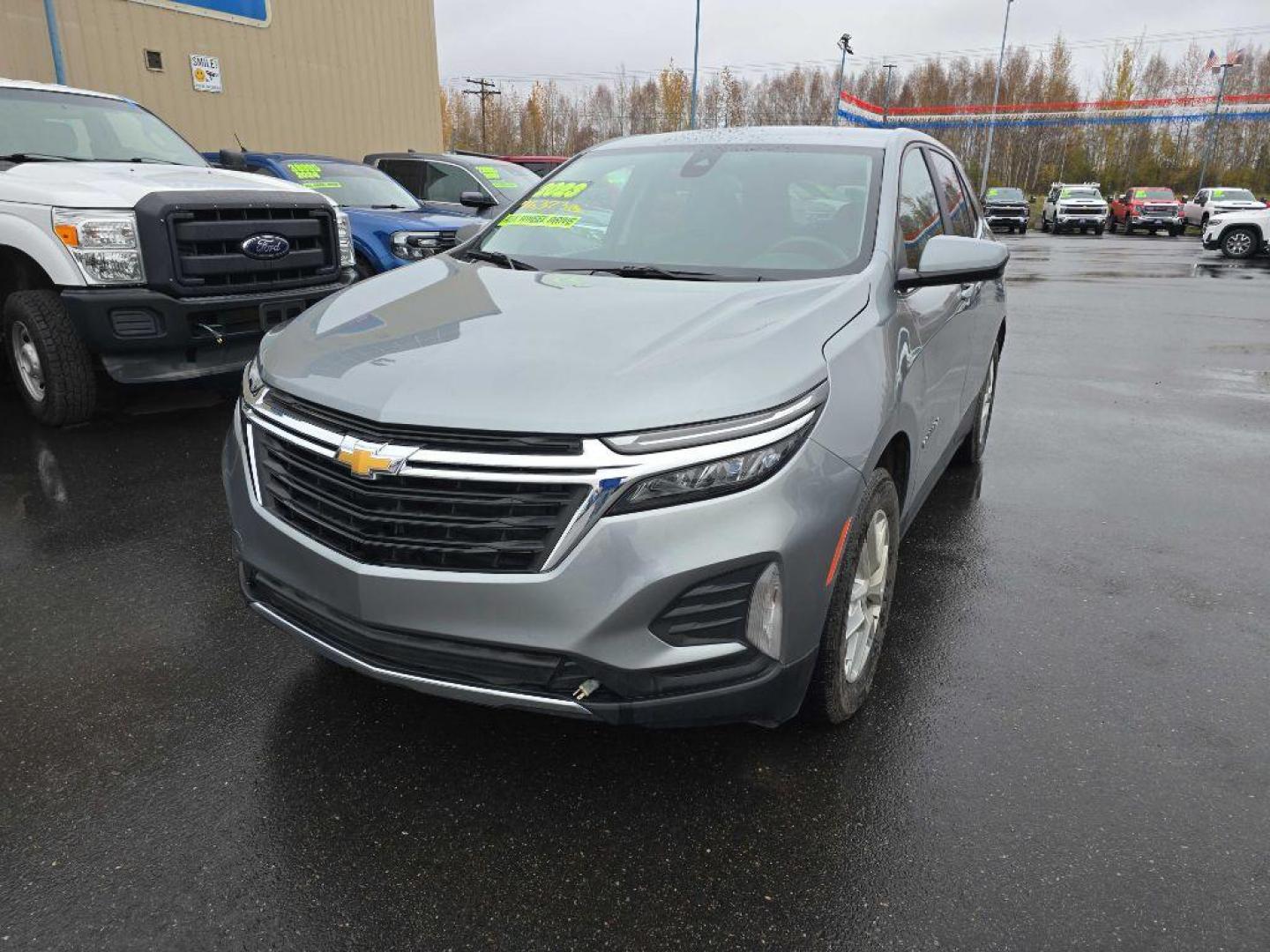 2023 SILVER CHEVROLET EQUINOX LT (3GNAXUEG5PS) with an 1.5L engine, Automatic transmission, located at 2525 S. Cushman, Fairbanks, AK, 99701, (907) 452-5707, 64.824036, -147.712311 - Photo#3