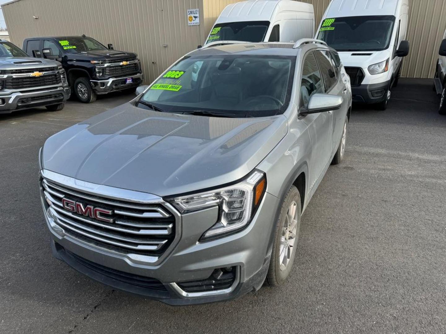 2023 GRAY GMC TERRAIN SLT (3GKALVEG9PL) with an 1.5L engine, Automatic transmission, located at 2525 S. Cushman, Fairbanks, AK, 99701, (907) 452-5707, 64.824036, -147.712311 - Photo#1