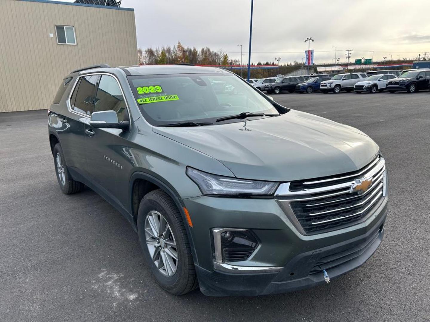 2023 BLUE CHEVROLET TRAVERSE LT (1GNEVHKW7PJ) with an 3.6L engine, Automatic transmission, located at 2525 S. Cushman, Fairbanks, AK, 99701, (907) 452-5707, 64.824036, -147.712311 - Photo#1
