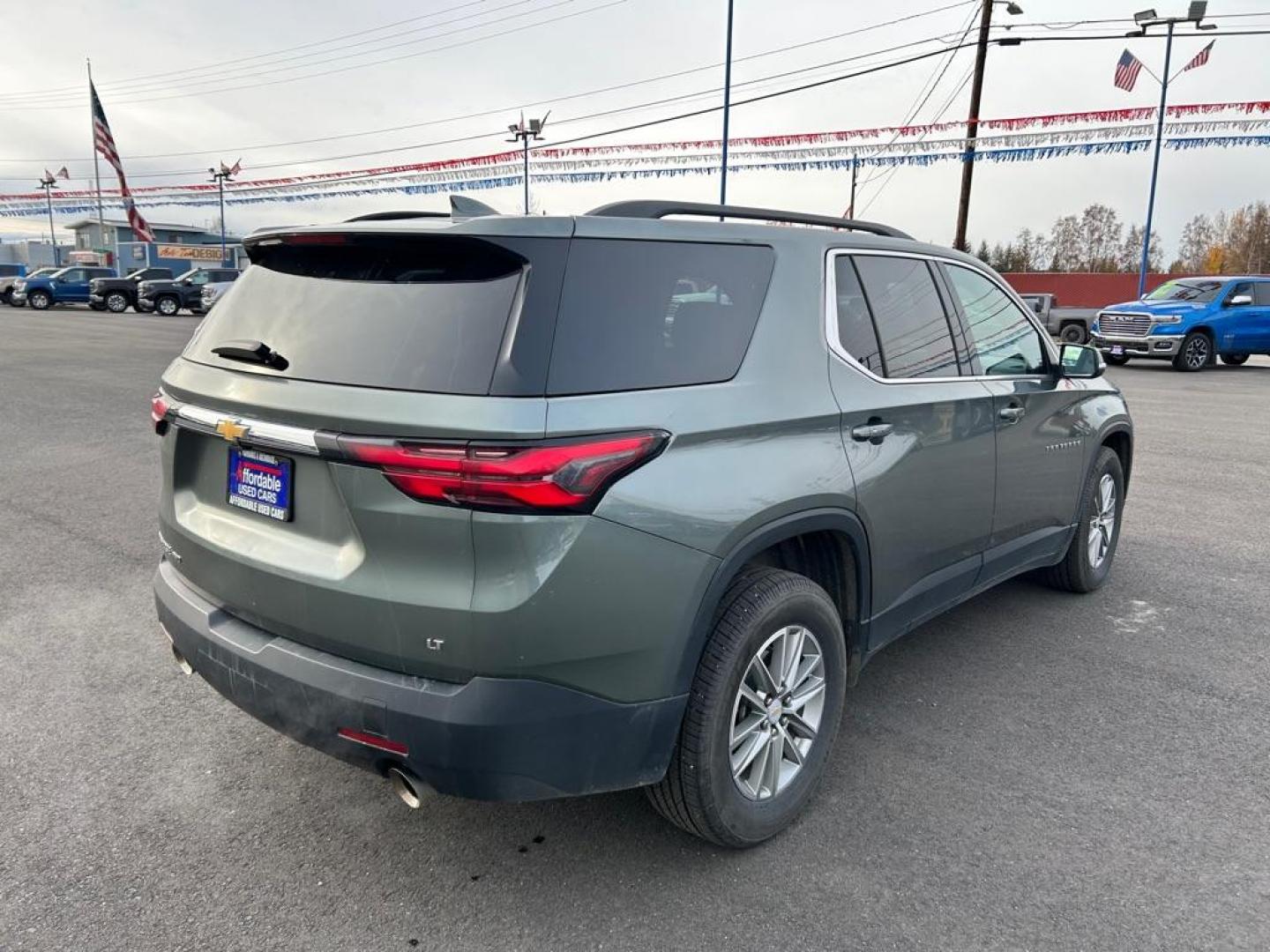 2023 BLUE CHEVROLET TRAVERSE LT (1GNEVHKW7PJ) with an 3.6L engine, Automatic transmission, located at 2525 S. Cushman, Fairbanks, AK, 99701, (907) 452-5707, 64.824036, -147.712311 - Photo#2