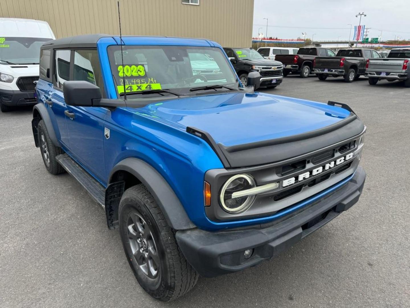 2023 BLUE FORD BRONCO Big Bend (1FMDE5BH7PL) , Automatic transmission, located at 2525 S. Cushman, Fairbanks, AK, 99701, (907) 452-5707, 64.824036, -147.712311 - Photo#0
