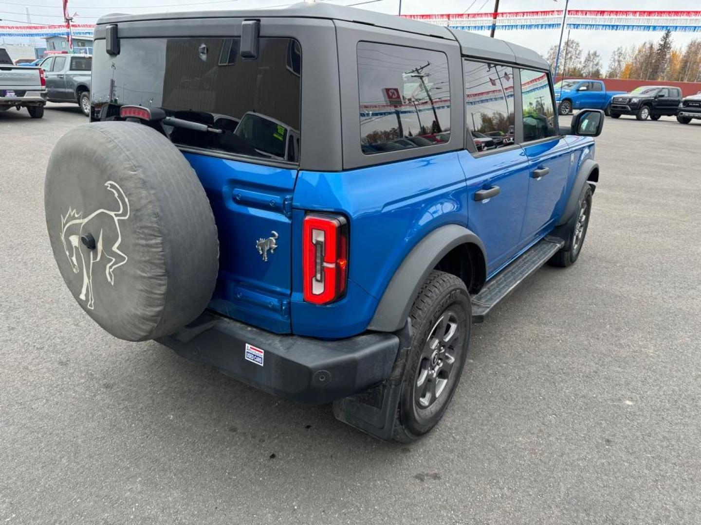 2023 BLUE FORD BRONCO Big Bend (1FMDE5BH7PL) , Automatic transmission, located at 2525 S. Cushman, Fairbanks, AK, 99701, (907) 452-5707, 64.824036, -147.712311 - Photo#2