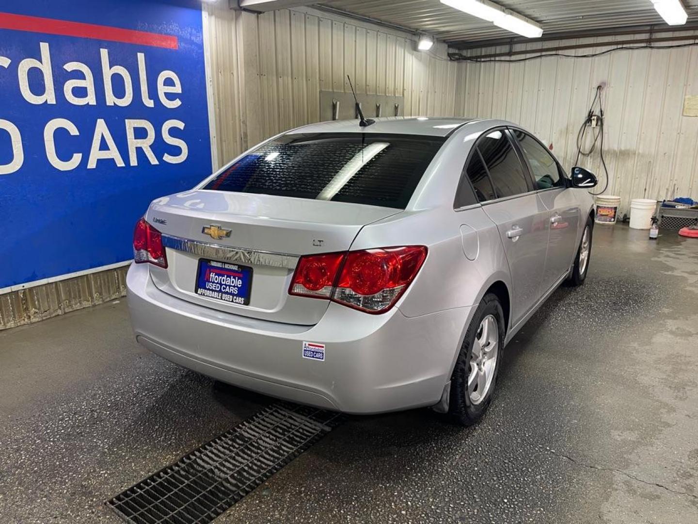 2014 SILVER CHEVROLET CRUZE LT (1G1PD5SB7E7) with an 1.4L engine, 6-Speed Manual transmission, located at 2525 S. Cushman, Fairbanks, AK, 99701, (907) 452-5707, 64.824036, -147.712311 - Photo#2