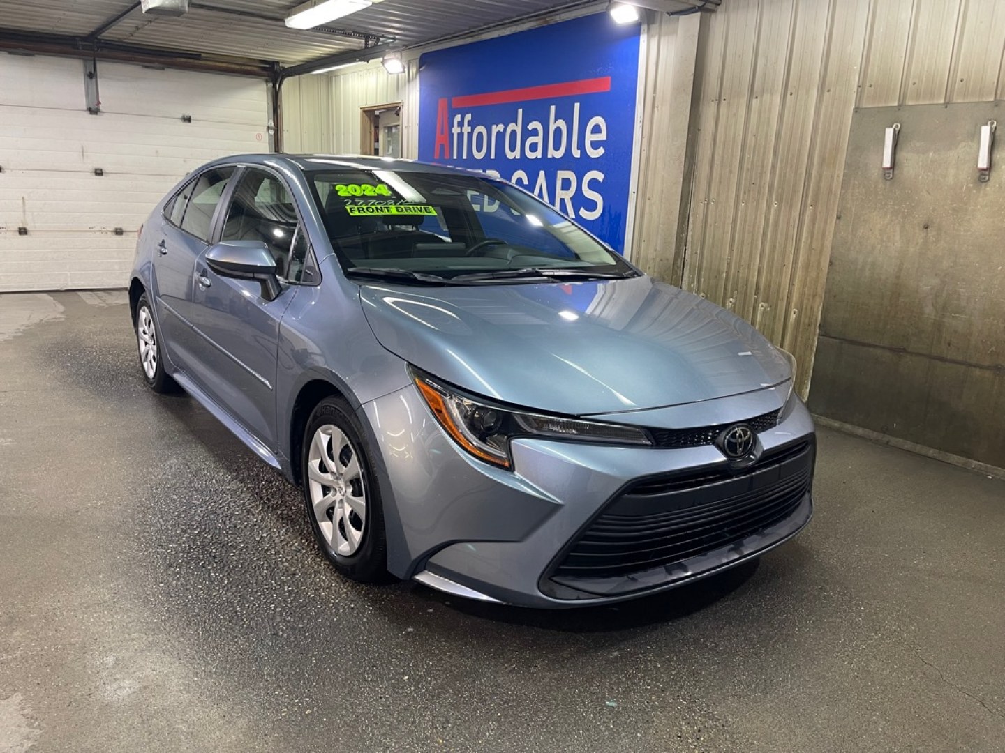 2024 BLUE TOYOTA COROLLA LE LE (5YFB4MDE1RP) with an 2.0L engine, Continuously Variable transmission, located at 2525 S. Cushman, Fairbanks, AK, 99701, (907) 452-5707, 64.824036, -147.712311- Photo#0