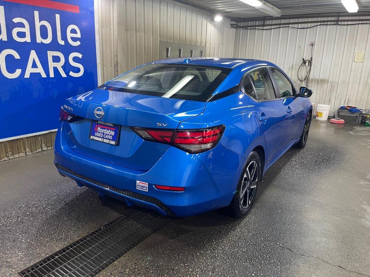 2024 BLUE NISSAN SENTRA SV (3N1AB8CV3RY) with an 2.0L engine, Continuously Variable transmission, located at 2525 S. Cushman, Fairbanks, AK, 99701, (907) 452-5707, 64.824036, -147.712311 - Photo#2