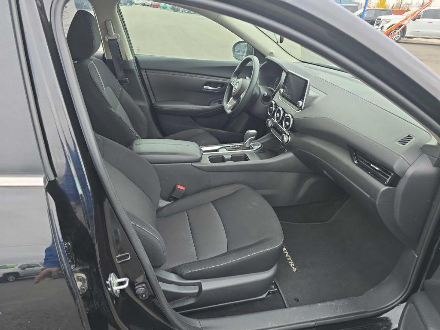 2024 BLACK NISSAN SENTRA SV (3N1AB8CV8RY) with an 2.0L engine, Continuously Variable transmission, located at 2525 S. Cushman, Fairbanks, AK, 99701, (907) 452-5707, 64.824036, -147.712311 - Photo#1