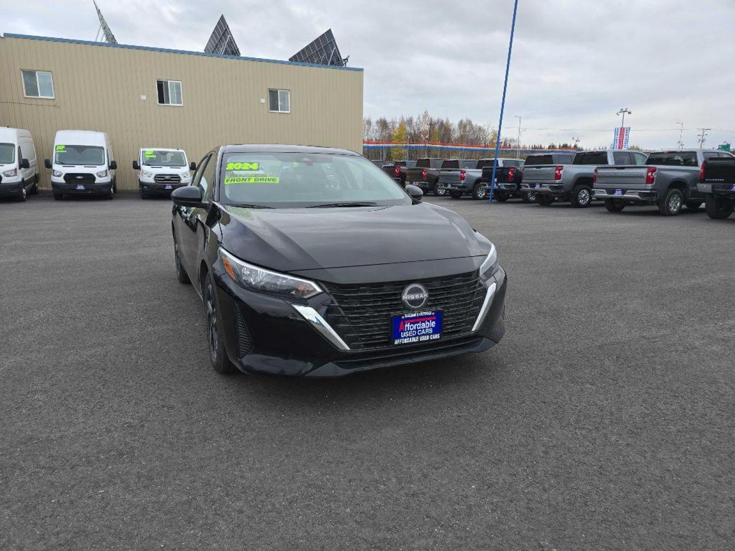 2024 BLACK NISSAN SENTRA SV (3N1AB8CV8RY) with an 2.0L engine, Continuously Variable transmission, located at 2525 S. Cushman, Fairbanks, AK, 99701, (907) 452-5707, 64.824036, -147.712311 - Photo#2