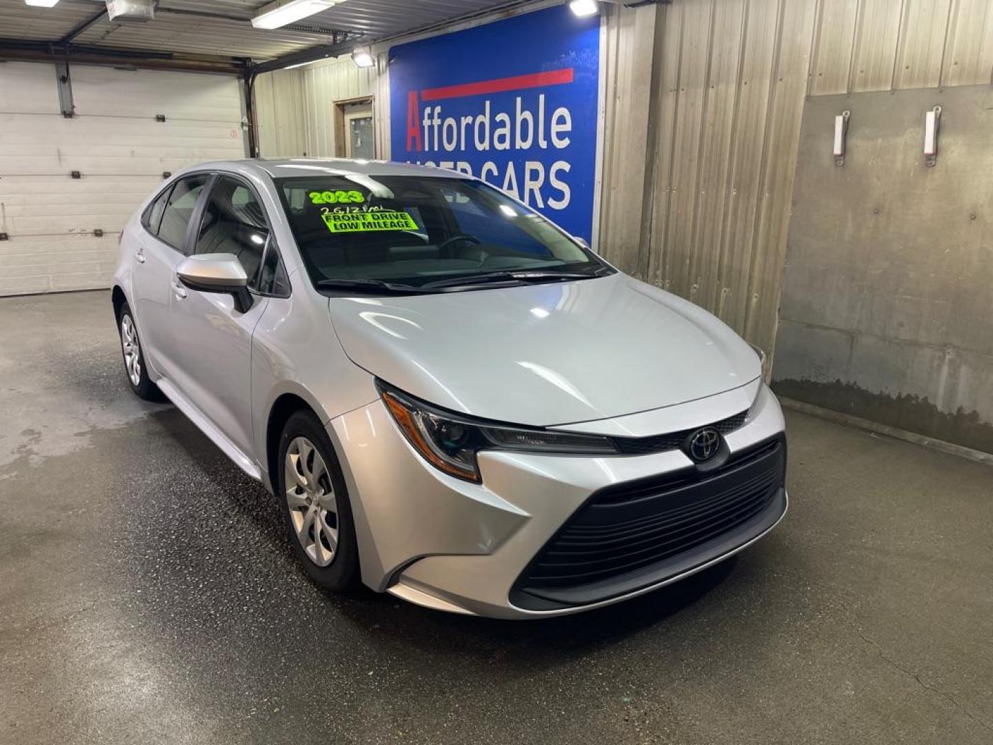 2023 SILVER TOYOTA COROLLA LE LE (5YFB4MDE4PP) with an 2.0L engine, Continuously Variable transmission, located at 2525 S. Cushman, Fairbanks, AK, 99701, (907) 452-5707, 64.824036, -147.712311 - Photo#0