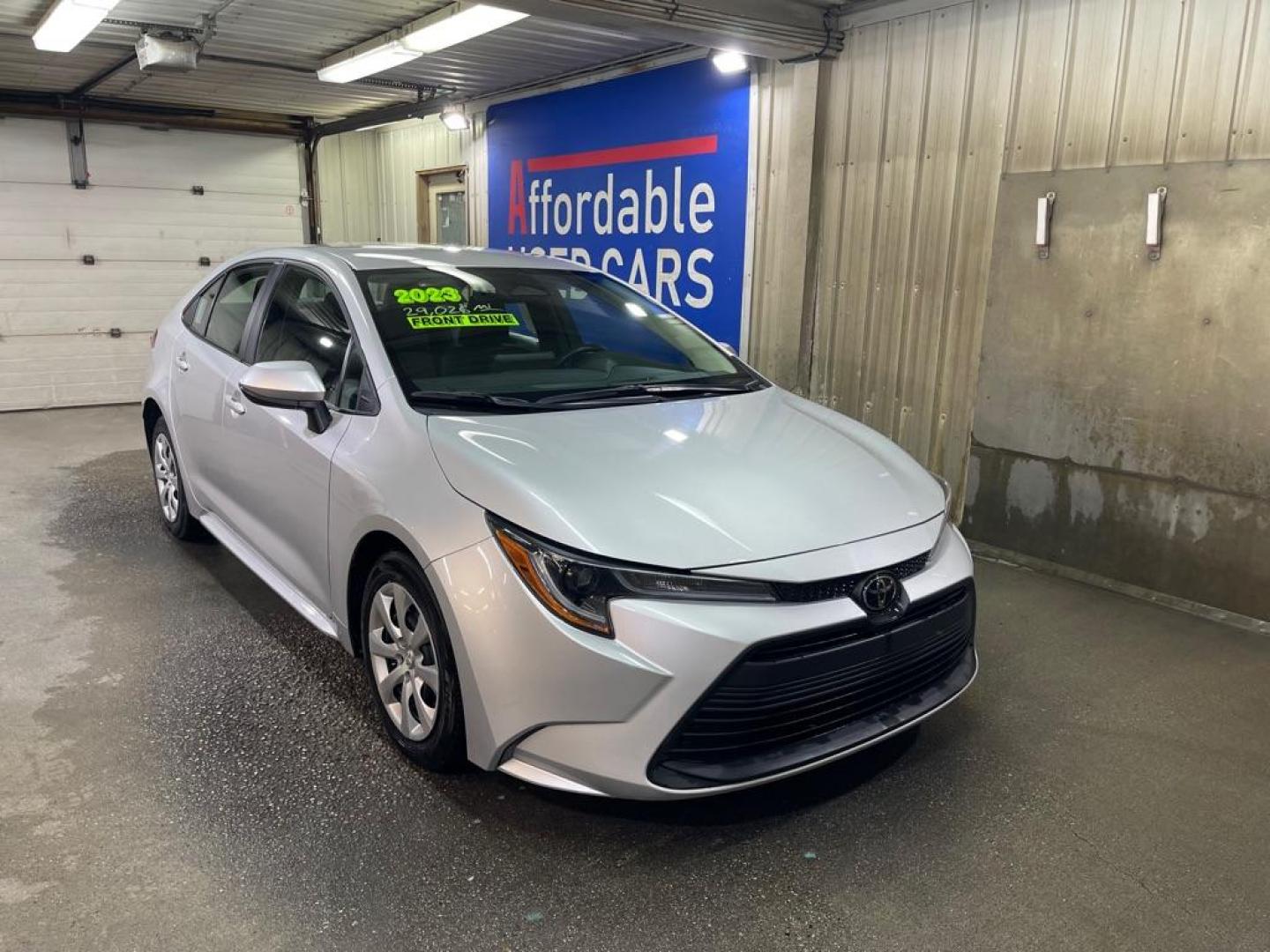 2023 SILVER TOYOTA COROLLA LE LE (5YFB4MDE0PP) with an 2.0L engine, Continuously Variable transmission, located at 2525 S. Cushman, Fairbanks, AK, 99701, (907) 452-5707, 64.824036, -147.712311 - Photo#0