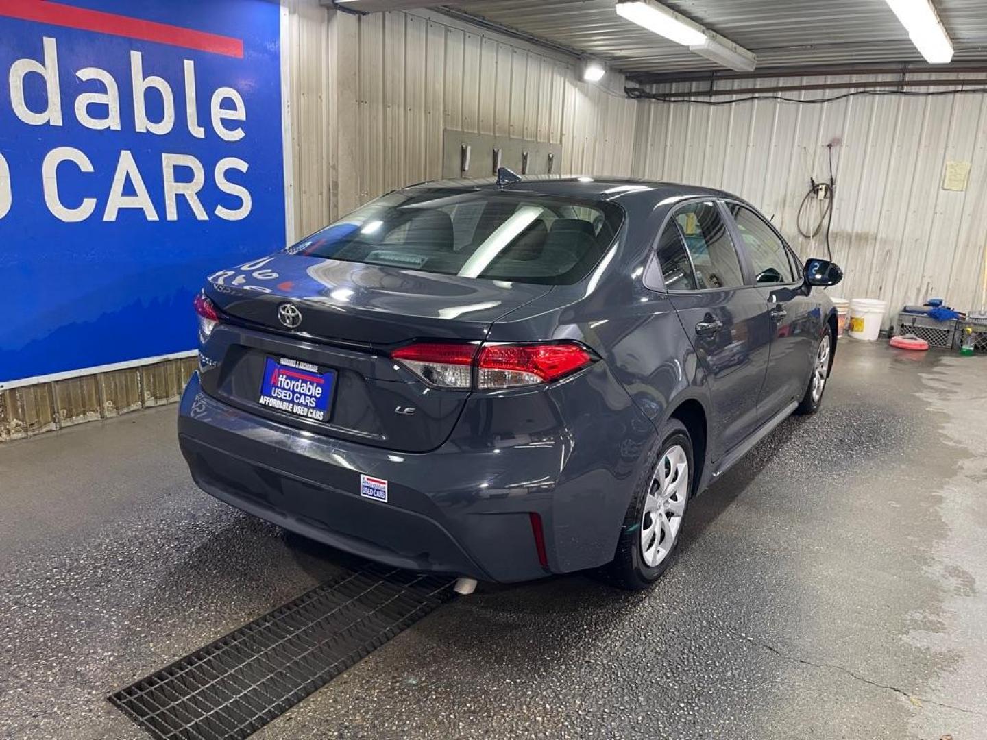 2023 GRAY TOYOTA COROLLA LE LE (5YFB4MDE1PP) with an 2.0L engine, Continuously Variable transmission, located at 2525 S. Cushman, Fairbanks, AK, 99701, (907) 452-5707, 64.824036, -147.712311 - Photo#2