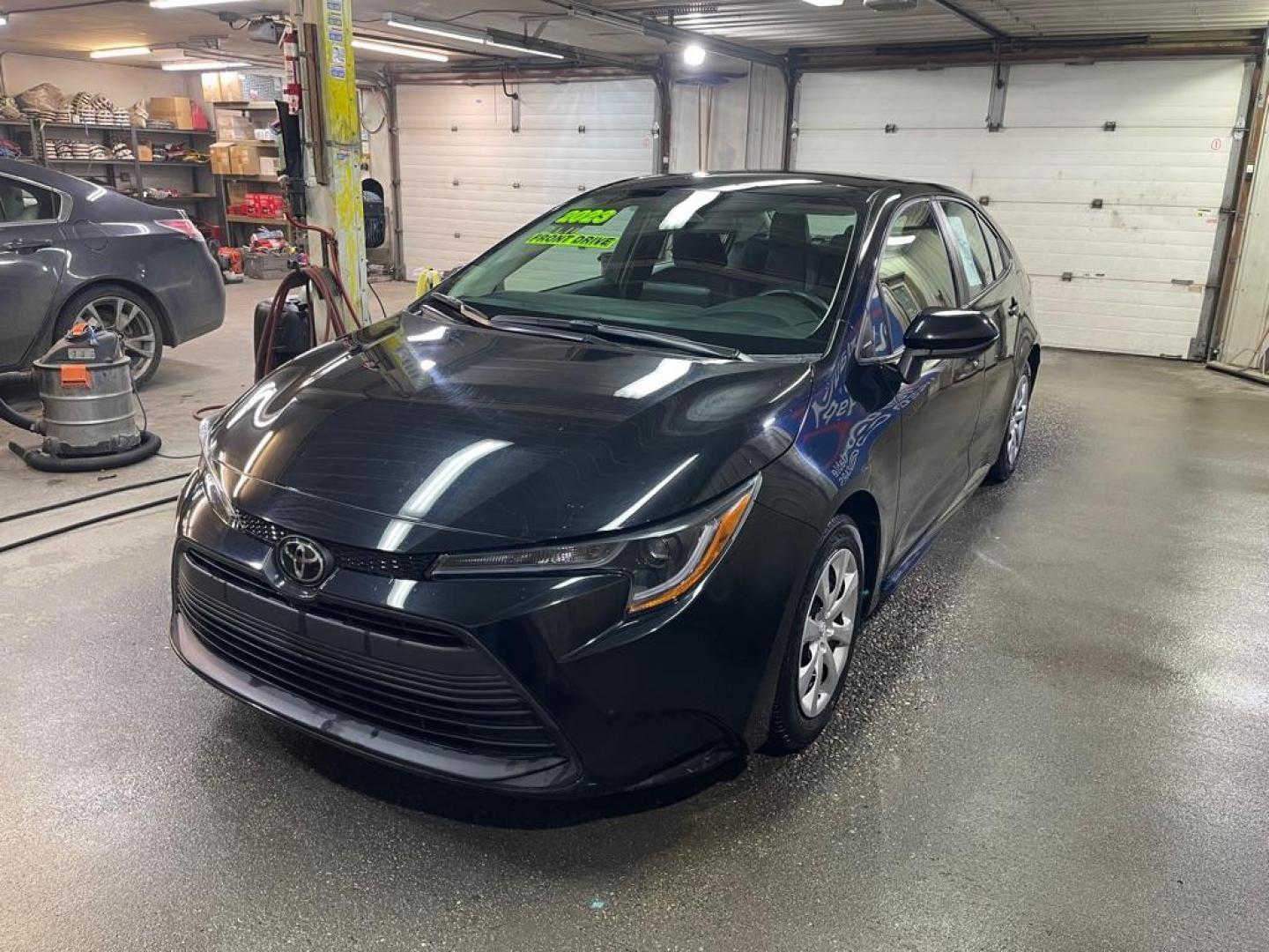 2023 BLACK TOYOTA COROLLA LE LE (5YFB4MDE0PP) with an 2.0L engine, Continuously Variable transmission, located at 2525 S. Cushman, Fairbanks, AK, 99701, (907) 452-5707, 64.824036, -147.712311 - Photo#1