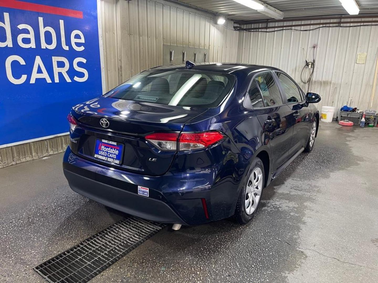 2023 BLUE TOYOTA COROLLA LE LE (5YFB4MDE9PP) with an 2.0L engine, Continuously Variable transmission, located at 2525 S. Cushman, Fairbanks, AK, 99701, (907) 452-5707, 64.824036, -147.712311 - Photo#2
