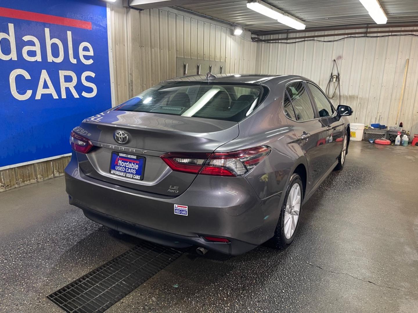 2023 GRAY TOYOTA CAMRY AWD LE (4T1C11BK5PU) with an 2.5L engine, Automatic transmission, located at 2525 S. Cushman, Fairbanks, AK, 99701, (907) 452-5707, 64.824036, -147.712311- Photo#2