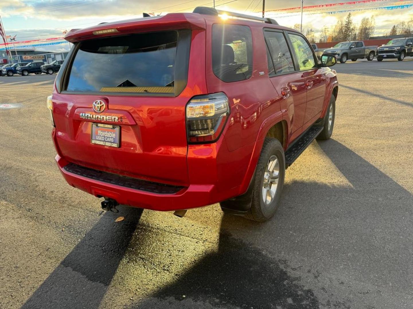 2023 RED TOYOTA 4RUNNER SE (JTEMU5JR2P6) with an 4.0L engine, Automatic transmission, located at 2525 S. Cushman, Fairbanks, AK, 99701, (907) 452-5707, 64.824036, -147.712311 - Photo#2