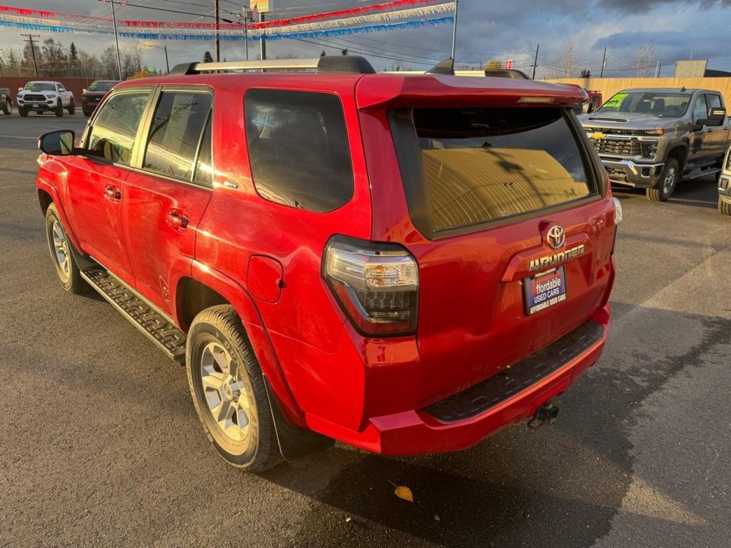 2023 RED TOYOTA 4RUNNER SE (JTEMU5JR2P6) with an 4.0L engine, Automatic transmission, located at 2525 S. Cushman, Fairbanks, AK, 99701, (907) 452-5707, 64.824036, -147.712311 - Photo#3