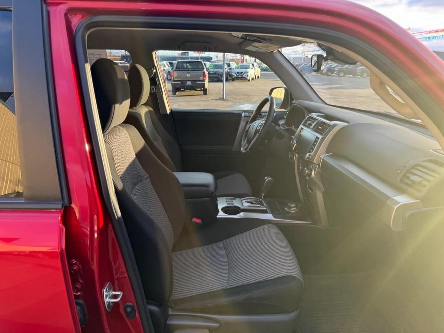 2023 RED TOYOTA 4RUNNER SE (JTEMU5JR2P6) with an 4.0L engine, Automatic transmission, located at 2525 S. Cushman, Fairbanks, AK, 99701, (907) 452-5707, 64.824036, -147.712311 - Photo#4